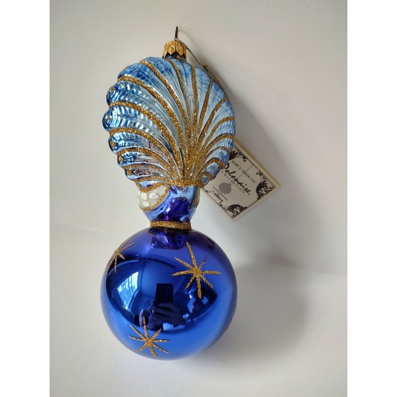 Polonaise Komozja glass Christmas‎ ornament peacock main image 0